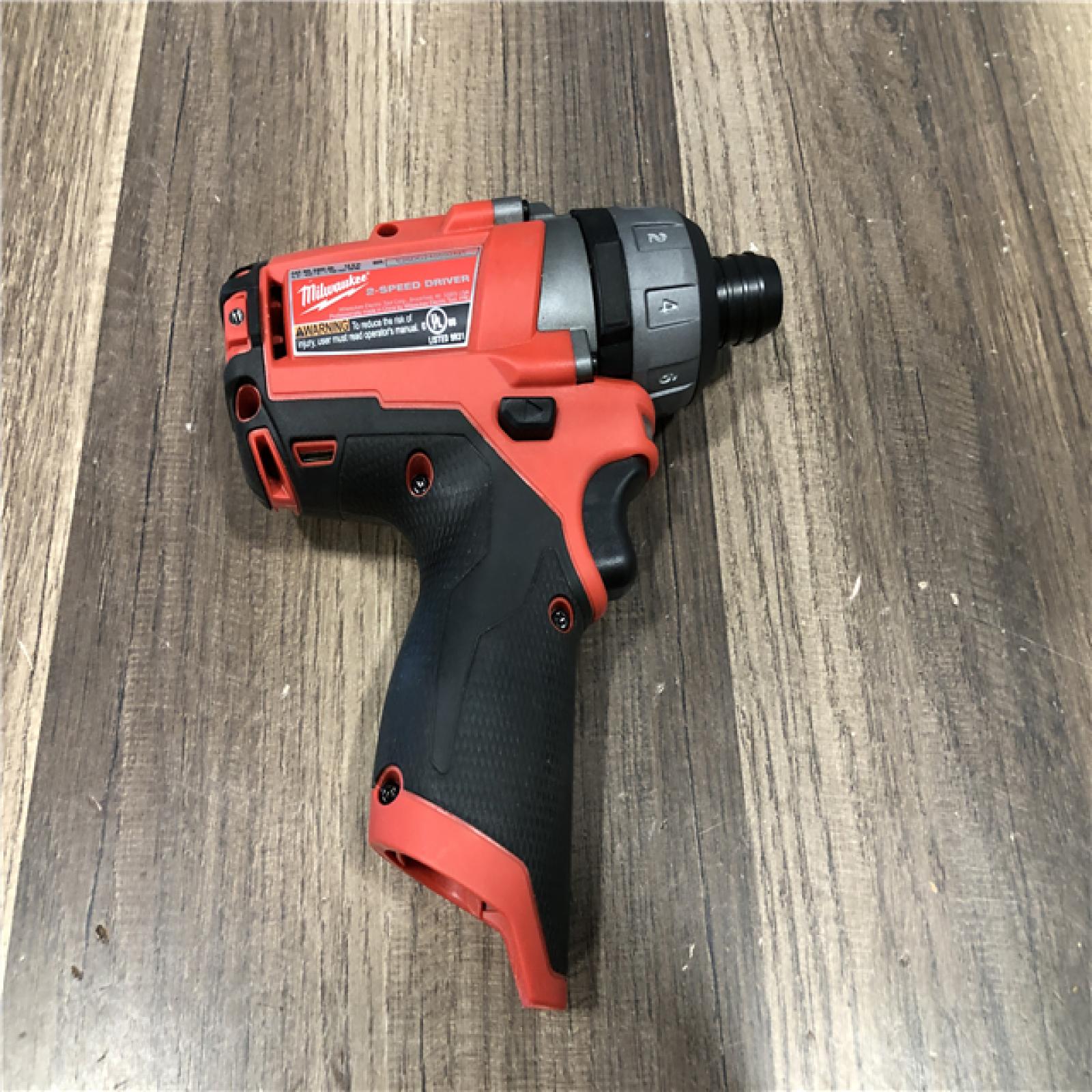 AS-IS Milwaukee FUEL 12V Lithium-Ion Brushless Cordless 1/4 in. Hex 2-Speed Screwdriver (Tool-Only)