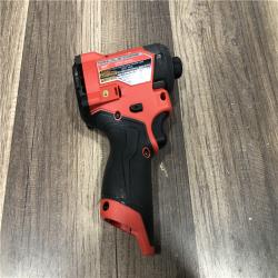 AS-IS Milwaukee FUEL 12V Lithium-Ion Brushless Cordless 1/4 in. Hex Impact Driver (Tool-Only)