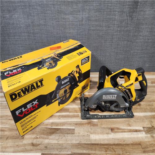 HOUSTON LOCATION - AS-IS DEWALT FLEXVOLT 60V MAX Cordless Brushless 7-1/4 in. Wormdrive Style Circular Saw (Tool Only)