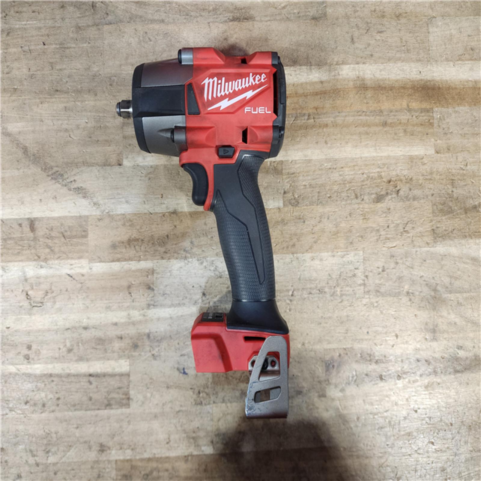 HOUSTON LOCATION - AS-IS Milwaukee FUEL GEN-2 18V Lithium-Ion Mid Torque Brushless Cordless 3/8 in. Impact Wrench with Friction Ring (Tool-Only)