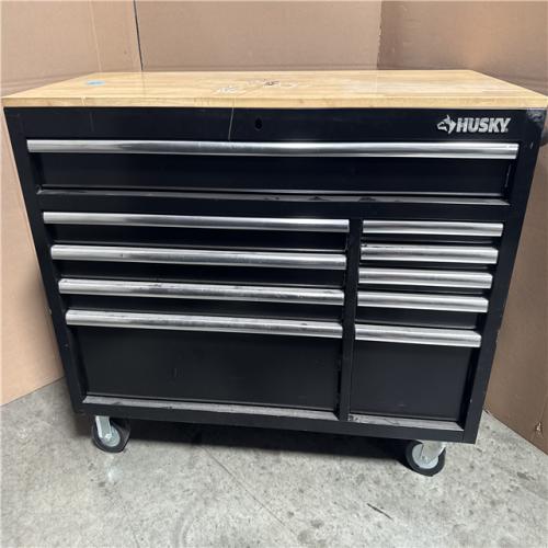 CALIFORNIA AS IS HUSKY 10 DRAWER WORKBENCH (LOCK POPPED WILL NOT OPEN)