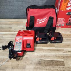 HOUSTON LOCATION - AS-IS Milwaukee 18V Lithium-Ion Cordless Drill Driver/Impact Driver Combo Kit