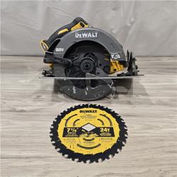 AS-IS DEWALT FLEXVOLT 60V MAX Cordless  7-1/4 in. Wormdrive Style Circular Saw (Tool Only)