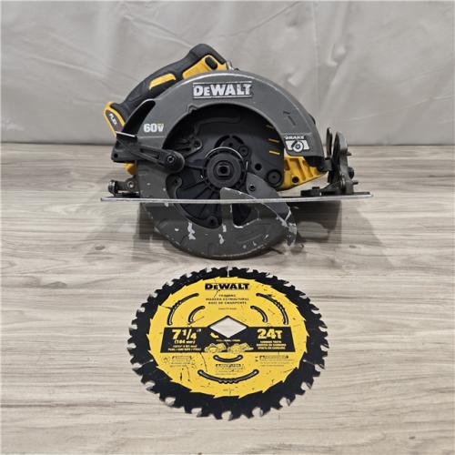 AS-IS DEWALT FLEXVOLT 60V MAX Cordless  7-1/4 in. Wormdrive Style Circular Saw (Tool Only)