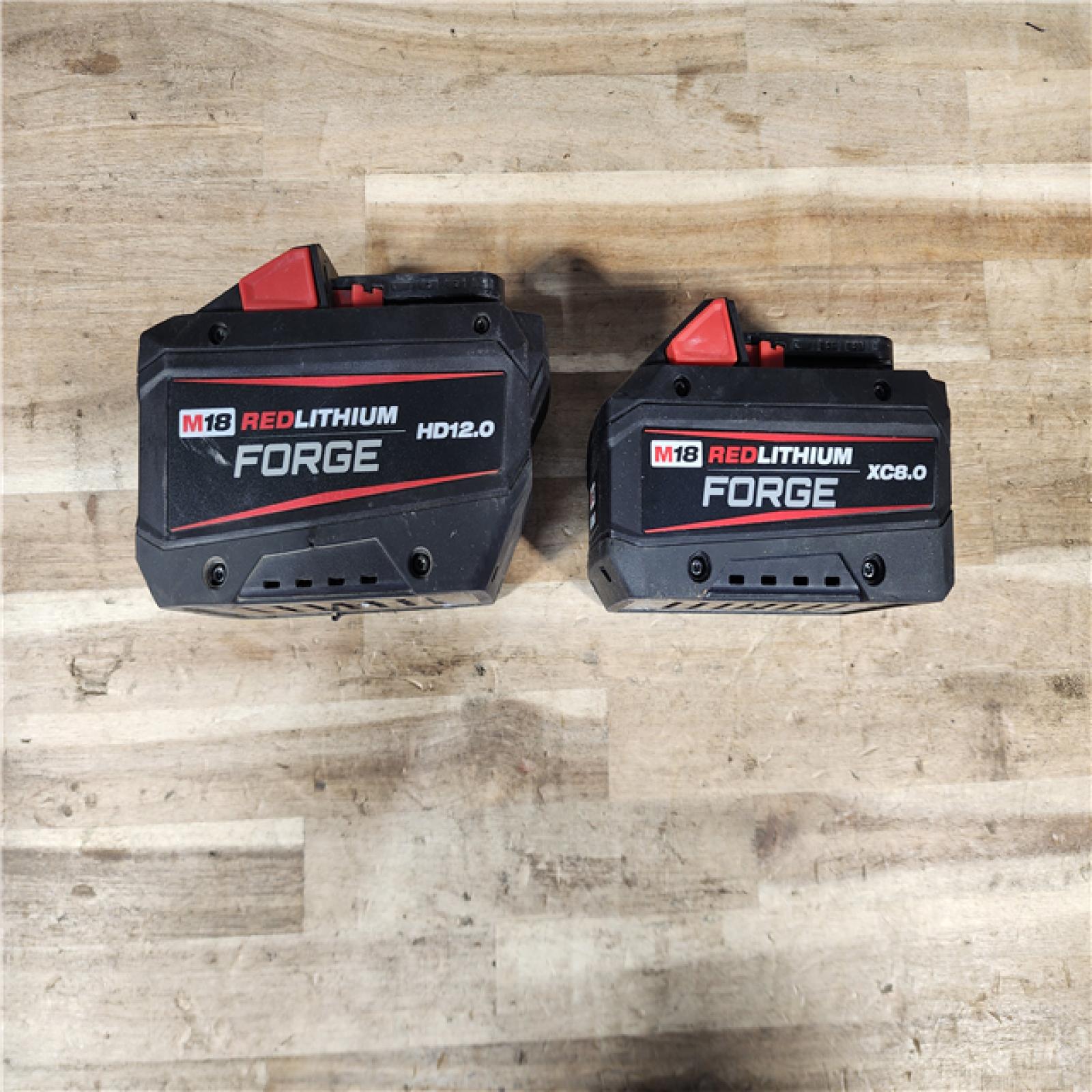 HOUSTON LOCATION - AS-IS MILWAUKEE FORGE BATTERY PACK QTY - 2