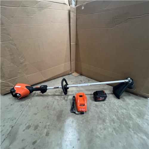 Houston Location AS-IS ECHO Battery Powered String Trimmer and eFORCE 56V Battery System and Rapid Charger