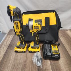 AS-IS- DeWalt 20V MAX ATOMIC Cordless Brushless 2-Tool Combo Kit