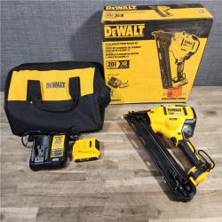 HOUSTON LOCATION - AS-IS DeWalt 15 GA ANGLED FINISH NAILER KIT W/ BATTERY & CHARGER