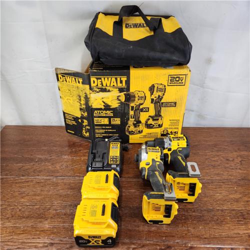 AS-IS DeWalt 20V MAX Brushless Cordless Hammer Drill & Impact Driver (2-Tool) Combo Kit