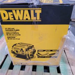 CALIFORNIA AS-IS DEWALT 13 (330mm) THICKNESS PLANER