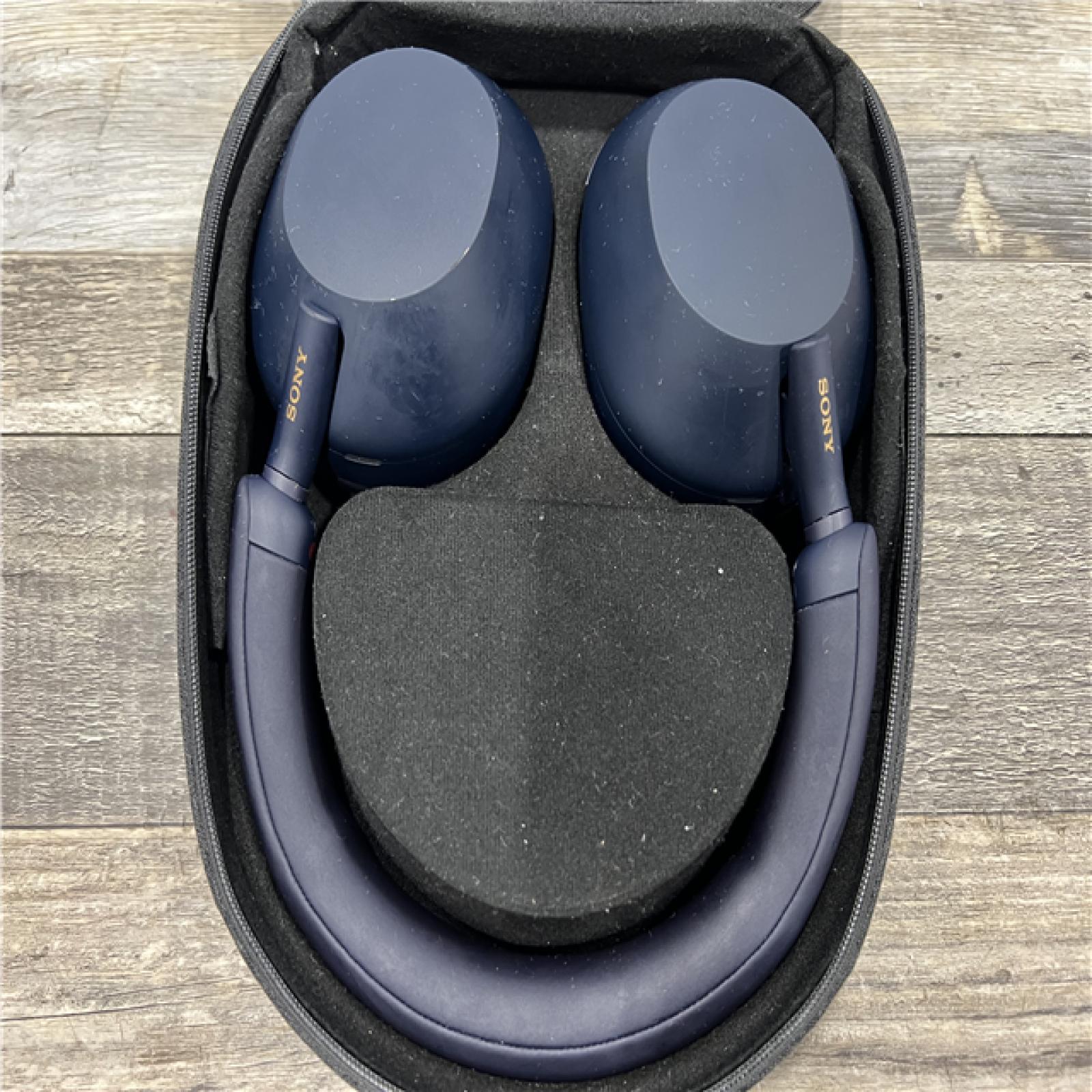 AS-IS Sony - WH-1000XM5 Wireless Noise-Canceling Over-the-Ear Headphones - Blue