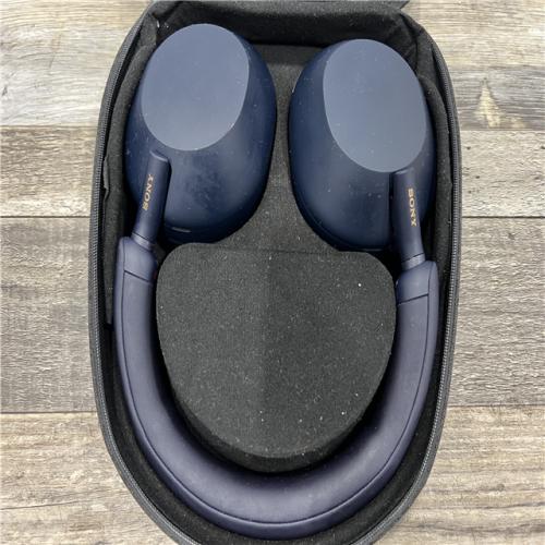AS-IS Sony - WH-1000XM5 Wireless Noise-Canceling Over-the-Ear Headphones - Blue