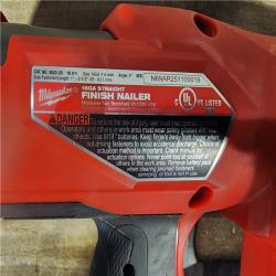HOUSTON LOCATION - AS-IS Milwaukee Tool Cordless Finish Nail Gun 18 V 3020-20 (TOOL ONLY)