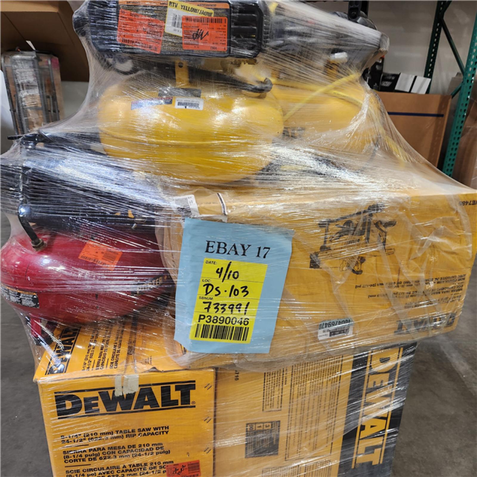 Dallas Location - As-Is DEWALT Tool Pallet
