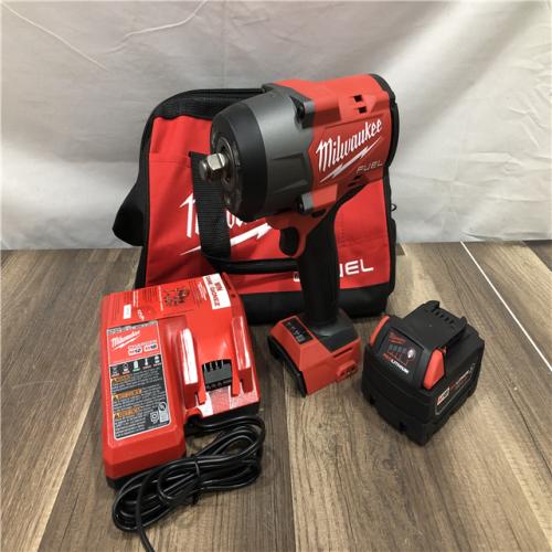AS-IS Milwaukee FUEL 18V Lithium-Ion Brushless Cordless 1/2 in. Impact Wrench w/Friction Ring Kit