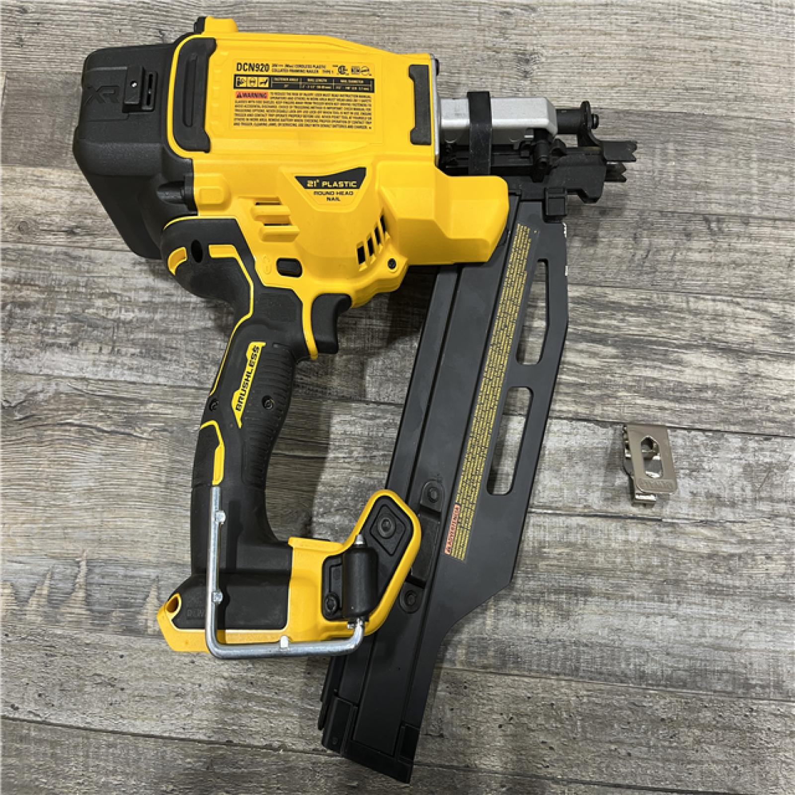 AS-IS DEWALT 20-Volt 21° Cordless Framing Nailer (Tool-Only)