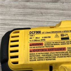 AS-IS Dewalt 20V MAX Lithium-Ion Cordless 1/2 in. Impact Wrench Kit