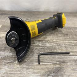 AS-IS DEWALT 20V MAX XR Cordless Brushless 4.5 in. Slide Switch Small Angle Grinder with Kickback Brake (Tool Only)