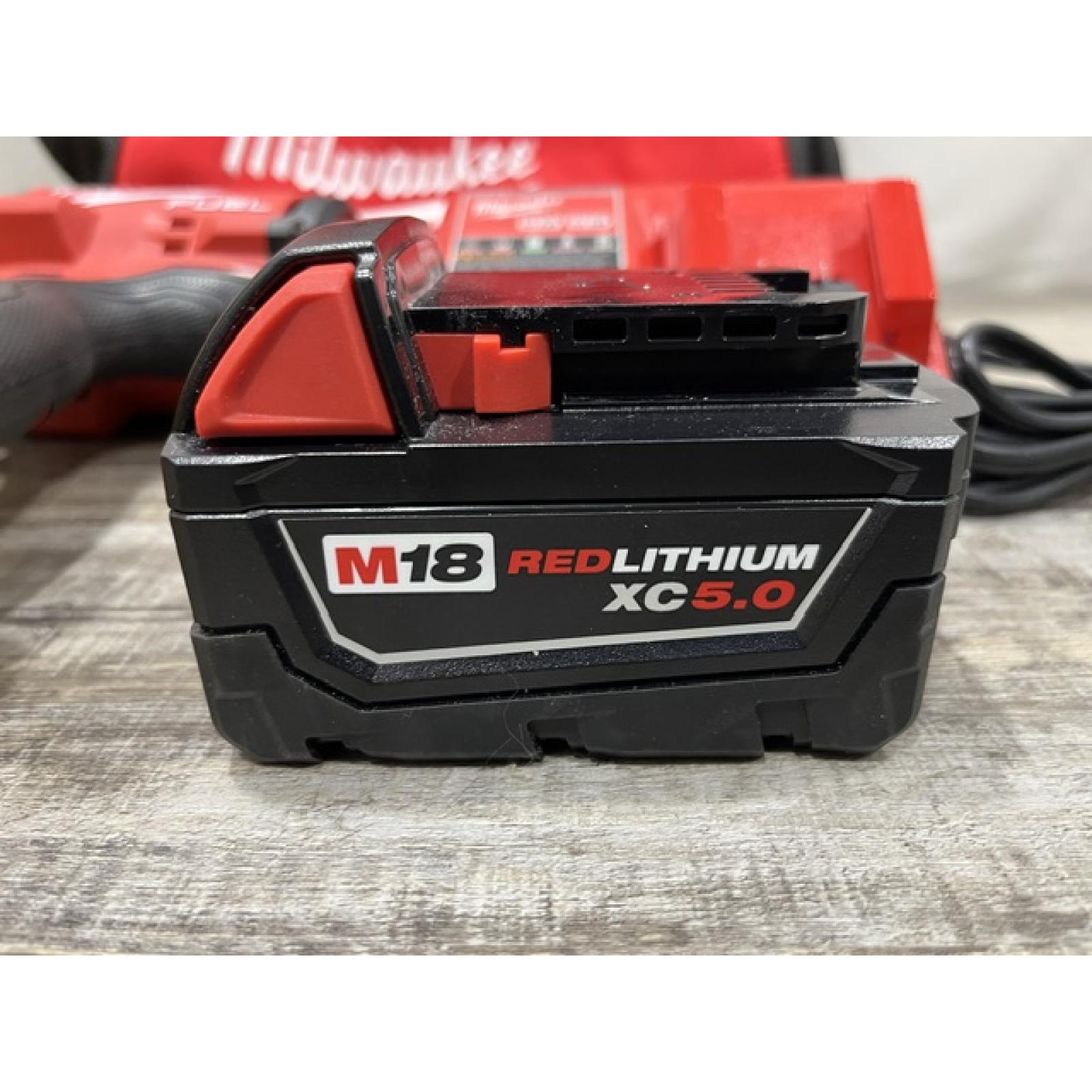 AS-IS Milwaukee FUEL 18V Lithium-Ion Brushless Cordless 1/2 in. Impact Wrench w/Friction Ring Kit