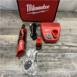 AS-IS Milwaukee 12V Lithium-Ion Cordless Brushless Rotary Tool Kit