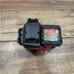 AS-IS Milwaukee-3632-21 M12 Green Beam Laser 360Â° 3-Plane Kit