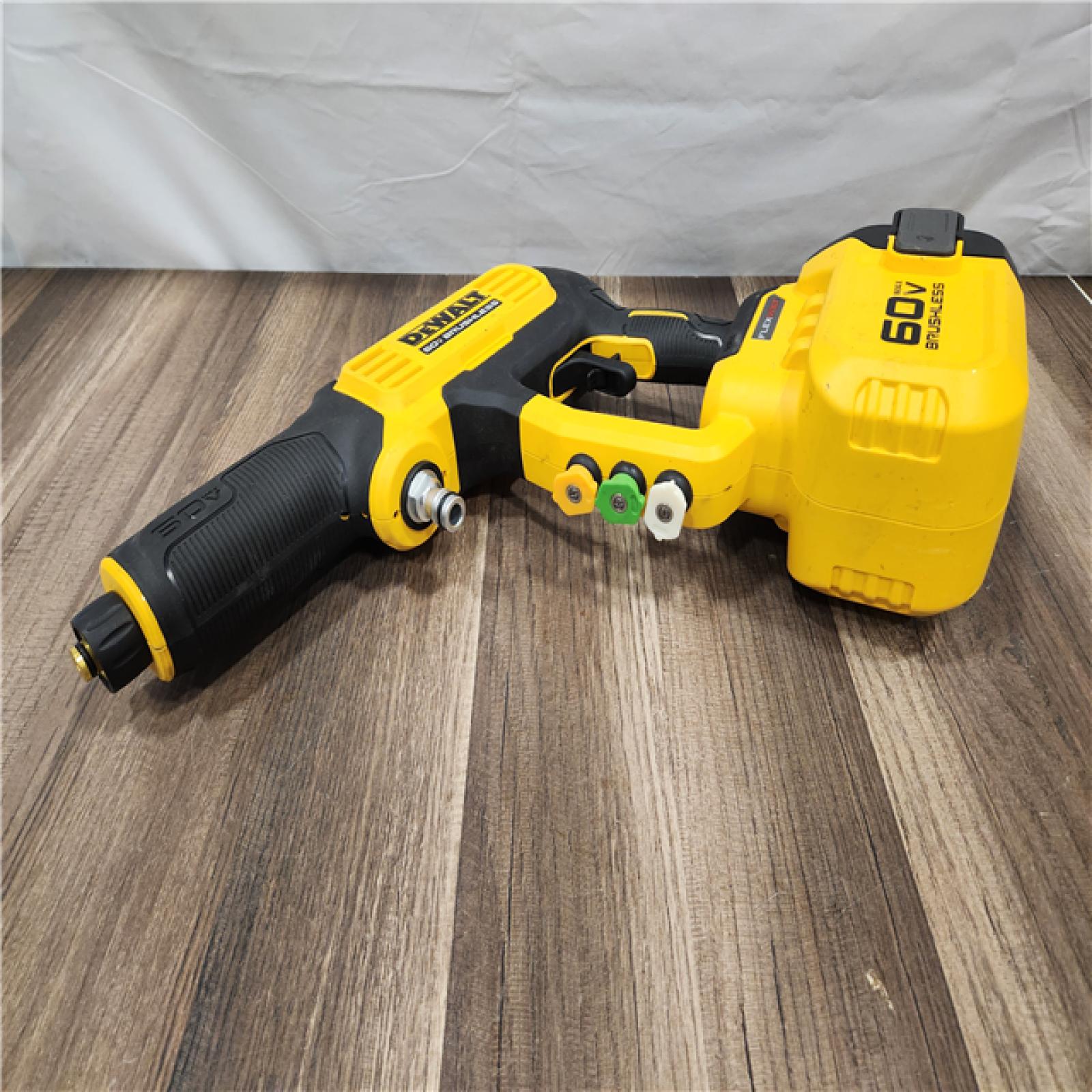 AS-IS - DEWALT FLEXVOLT 60V MAX 1000 PSI 1.0 GPM Cold Water Cordless Battery Power Cleaner (Tool Only)