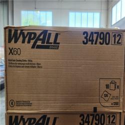 Phoenix Location NEW WypAll  WypAll X60 Reusable Cloths (34790), Convenient Pop-Up Box, White Pallet (20 Boxes) (Retail Value $2600)