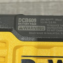 NEW - DEWALT FLEXVOLT 20V/60V MAX Lithium-Ion 9.0Ah Battery Pack (2 Pack)