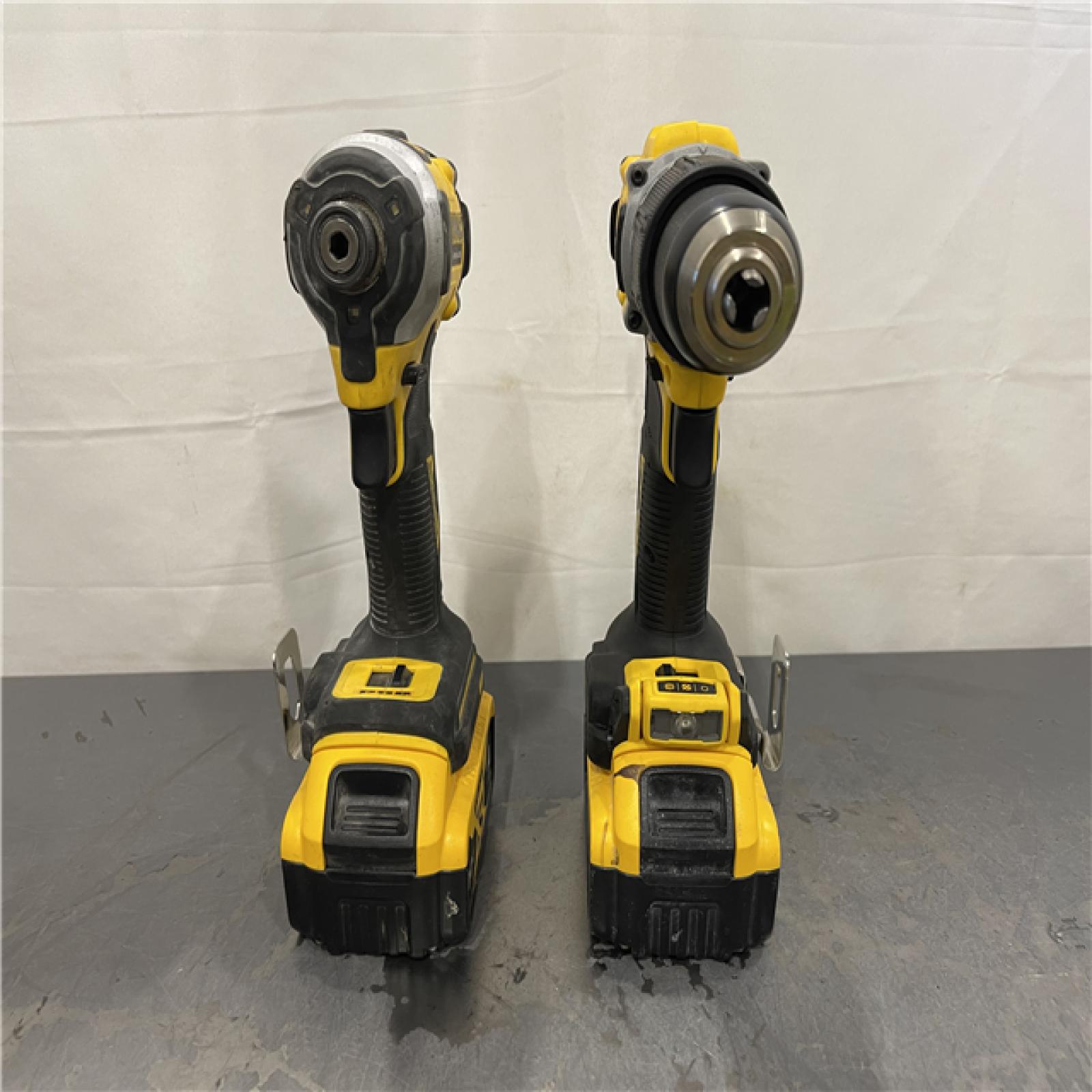 AS-IS - DEWALT 20V MAX XR Hammer Drill and ATOMIC Impact Driver 2 Tool Cordless Combo Kit