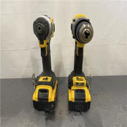 AS-IS - DEWALT 20V MAX XR Hammer Drill and ATOMIC Impact Driver 2 Tool Cordless Combo Kit