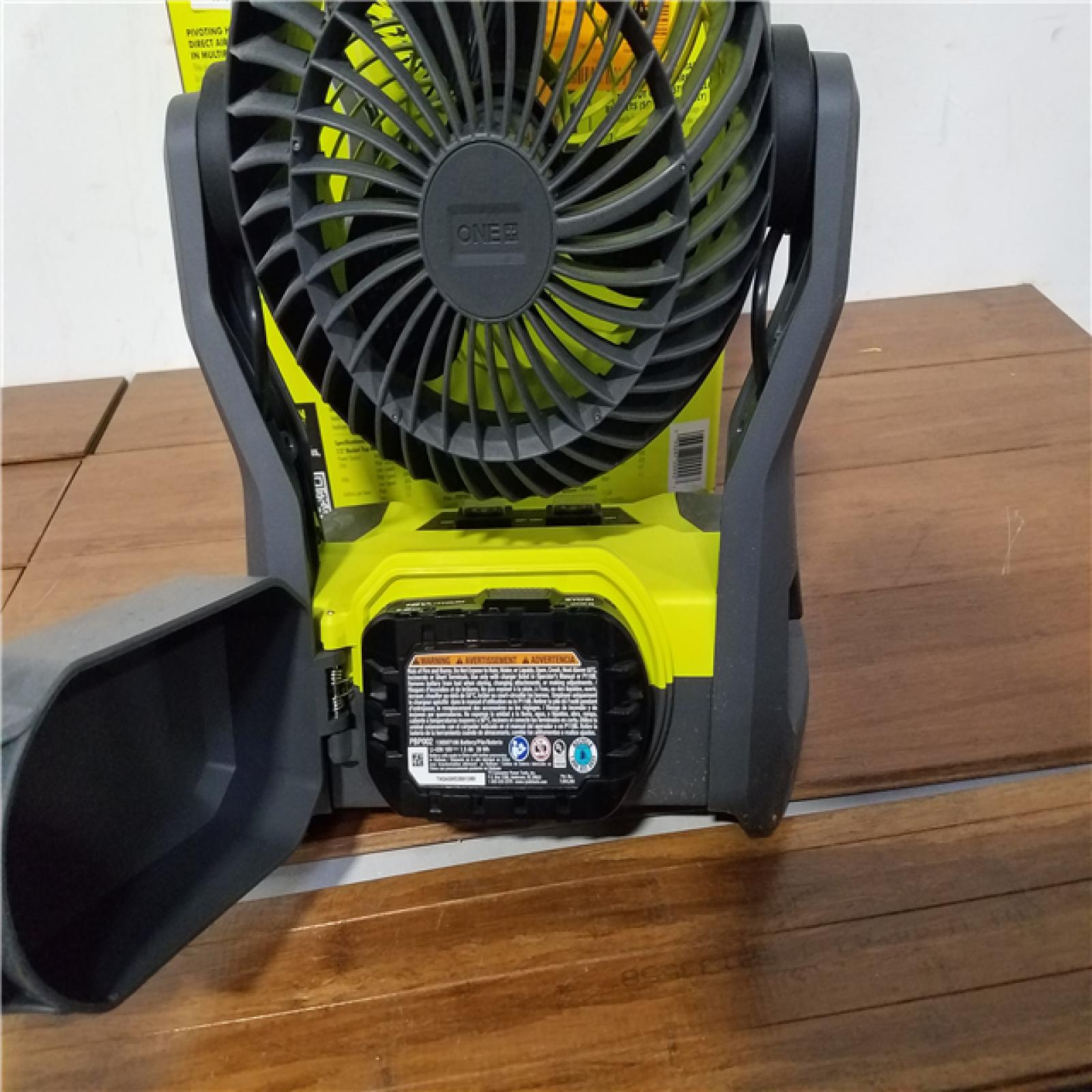 California NEW Ryobi One+ 18V 7.5 Bucket Top Misting Fan Kit  Includes (1) Battery & Charger