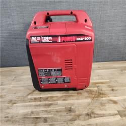 HOUSTON LOCATION - AS-IS 1500-Watt Recoil Start Gasoline Powered Ultra-Light Inverter Generator with 60cc OHV Engine and CO Sensor Shutdown