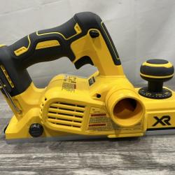 AS-IS DEWALT 20V MAX XR Cordless Brushless 3-1/4 in. Planer (Tool Only)
