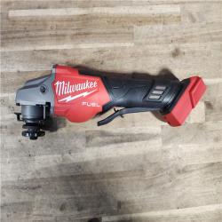 HOUSTON LOCATION - AS-IS Milwaukee M18 FUEL 4-1/2-6 Cordless Braking Grinder, Paddle Switch (TOOL ONLY)