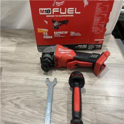 AS-IS Milwaukee FUEL 18V Lithium-Ion Brushless Cordless 4-1/2 in./5 in. Grinder w/Paddle Switch (Tool-Only)