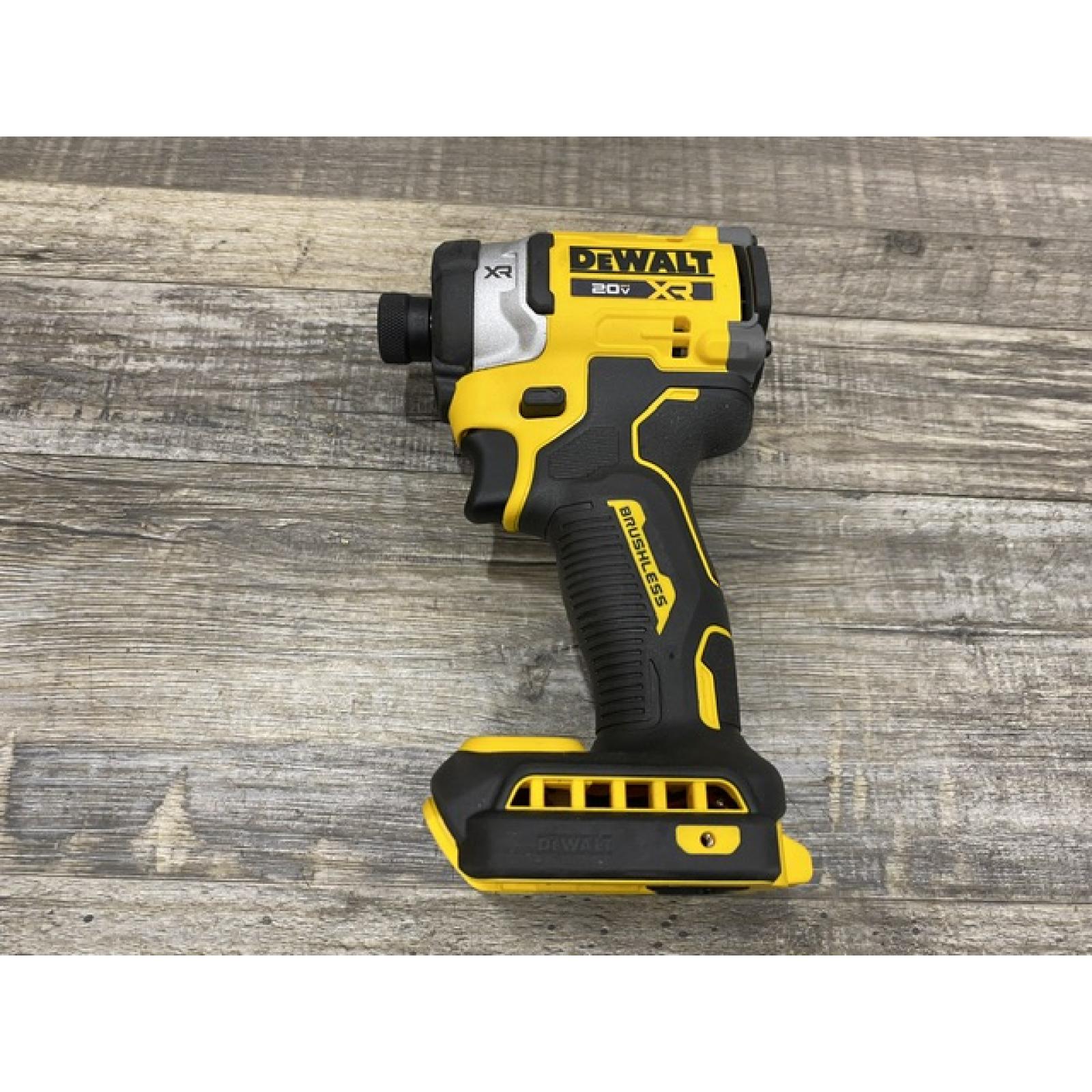 AS-IS DEWALT 20V MAX XR Lithium-Ion Brushless Cordless 3-Speed High Torque 1/4 in. Impact Driver Kit