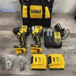 AS-IS DEWALT ATOMIC 20-Volt MAX Lithium-Ion Cordless Combo Kit