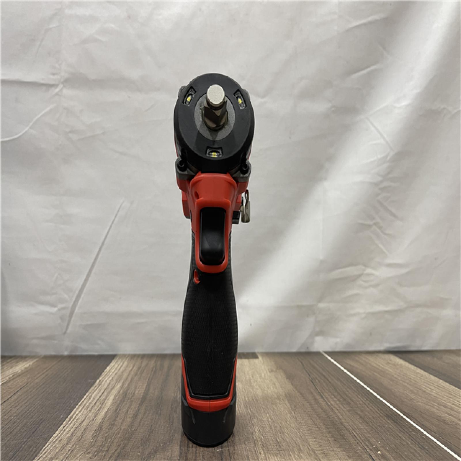 AS-IS Milwaukee FUEL 12V Li-Ion Brushless Cordless Stubby 1/2 in. Impact Wrench Kit