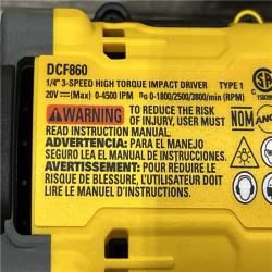 AS-IS DEWALT 20V MAX Lithium-Ion Cordless 3-Tool Combo Kit