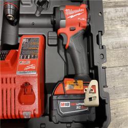 AS-IS Milwaukee 18V Lithium-Ion Brushless Cordless Hammer Drill and Impact Driver Combo Kit