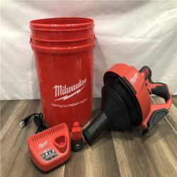 AS-IS Milwaukee 12-V Lithium-Ion Cordless Drain Snake Auger Kit
