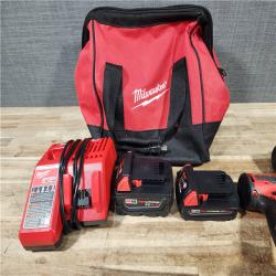 HOUSTON LOCATION - AS - IS Milwaukee 2 Tool Combo Kit W/ (2) Battery & Charger