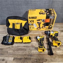 HOUSTON LOCATION - AS-IS DEWALT 20V MAX XR 2-Tool Combo Kit with POWERPACK - DCK2101QQ2