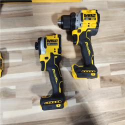 HOUSTON LOCATION - AS-IS DEWALT 20V MAX XR Cordless Drill/Driver, ATOMIC Impact Driver 2 Tool Combo Kit, (2) 2.0Ah Batteries, Charger, and Bag