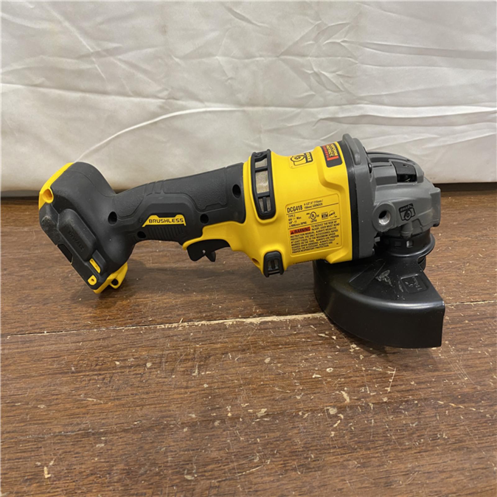 AS-IS DEWALT 60V MAX Cordless Brushless 4.5 in. to 6 in. Small Angle Grinder with Kickback Brake (Tool Only)