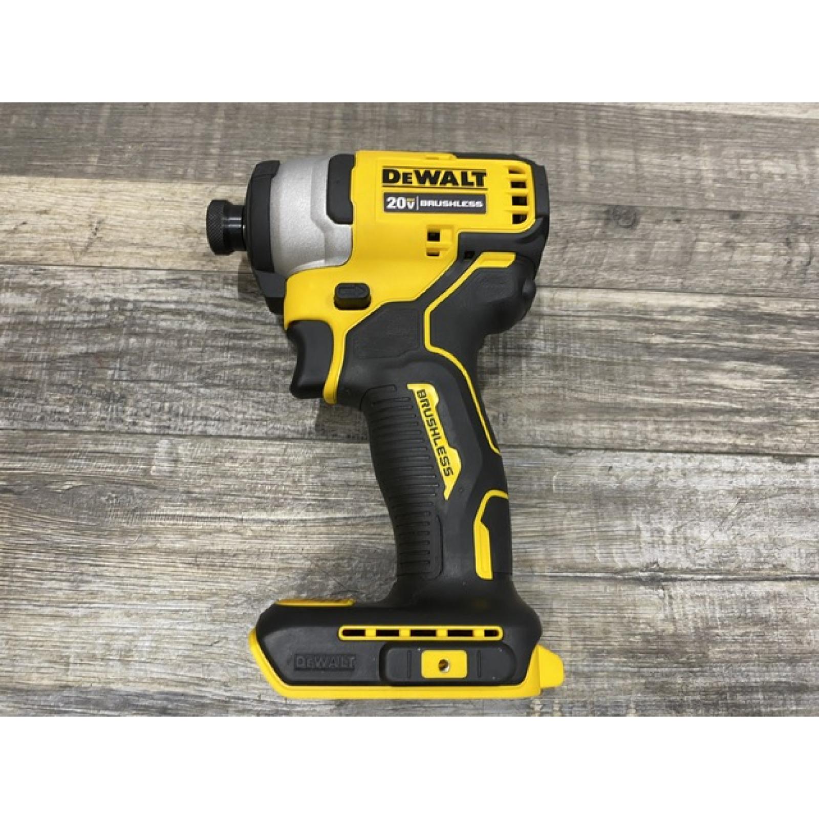 AS-IS DEWALT Atomic 20V Max Lithium-Ion Brushless Cordless Compact 1/4 in. Impact Driver Kit