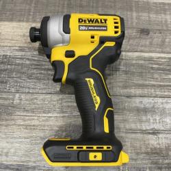 AS-IS DEWALT Atomic 20V Max Lithium-Ion Brushless Cordless Compact 1/4 in. Impact Driver Kit