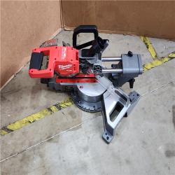 HOUSTON LOCATION - AS-IS Milwaukee M18 FUEL 7-1/4 in. Cordless Brushless Dual-Bevel Sliding Compound Miter Saw (Tool Only)