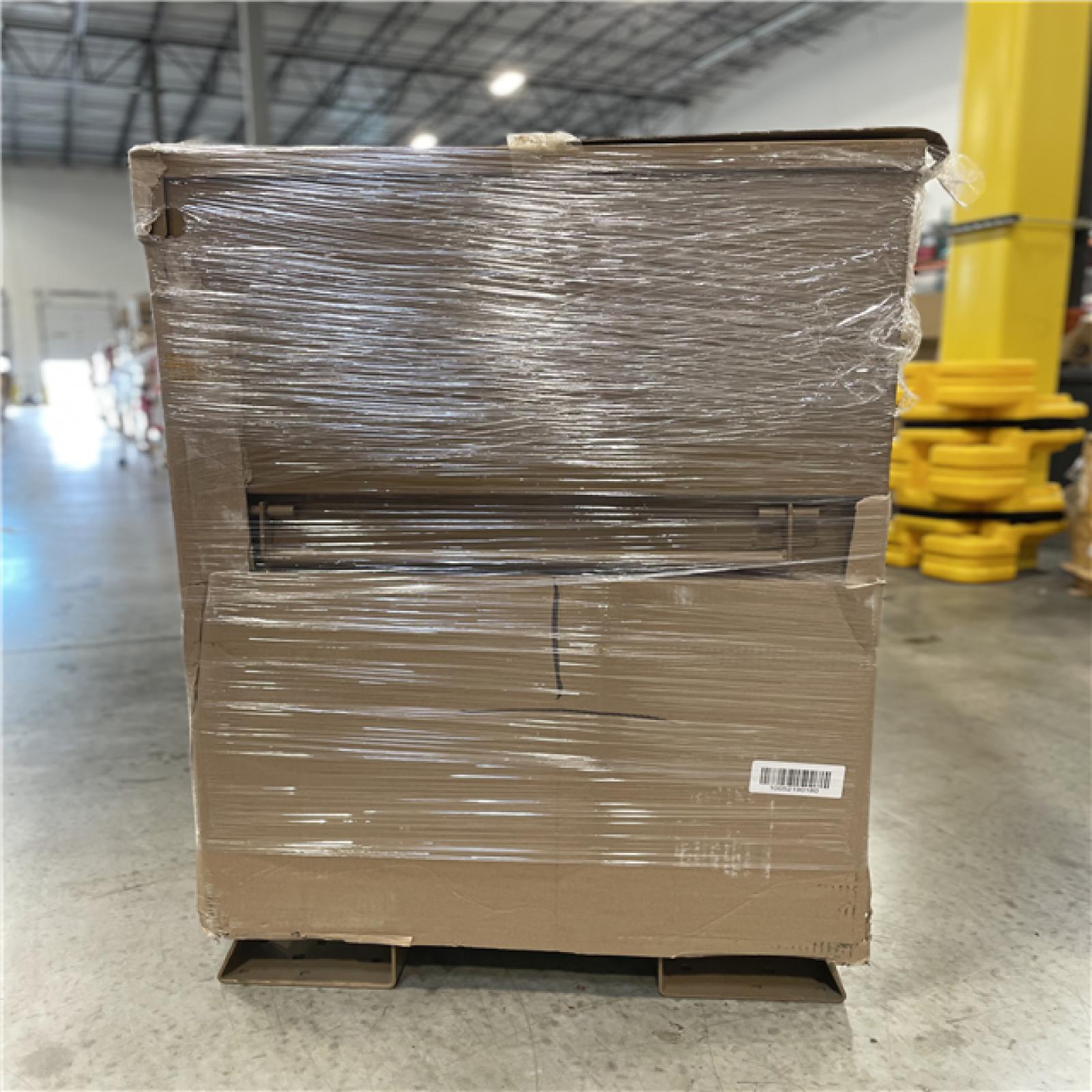 DALLAS LOCATION - AS-IS Knaack 49 in. W x 30 in. L x 72 in. H  Steel Jobsite Storage Piano Box with Lock