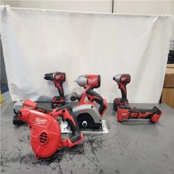 AS-IS- Milwaukee 18-Volt Lithium-Ion Cordless (7-Tool) Combo Kit